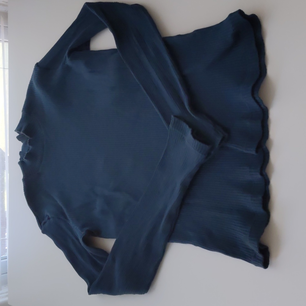 Uniqlo Ribbed Cotton Long sleeve tee S
